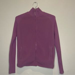 VINTAGE Women's Cherokee - Purple Thick Zip Up Sweater - Medium